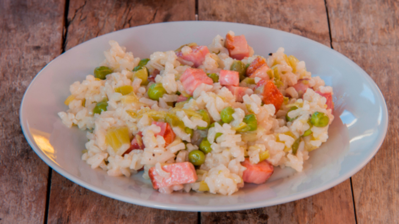Arroz Cremoso com Bacon