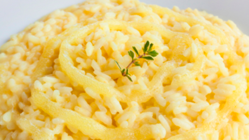 Risoto de Limão Siciliano e Cebola Caramelizada