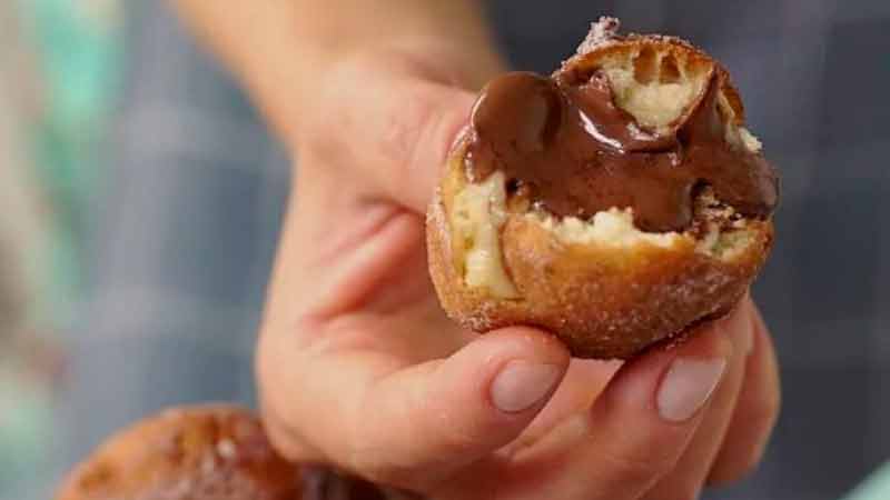 Bolinho de arroz com nutella